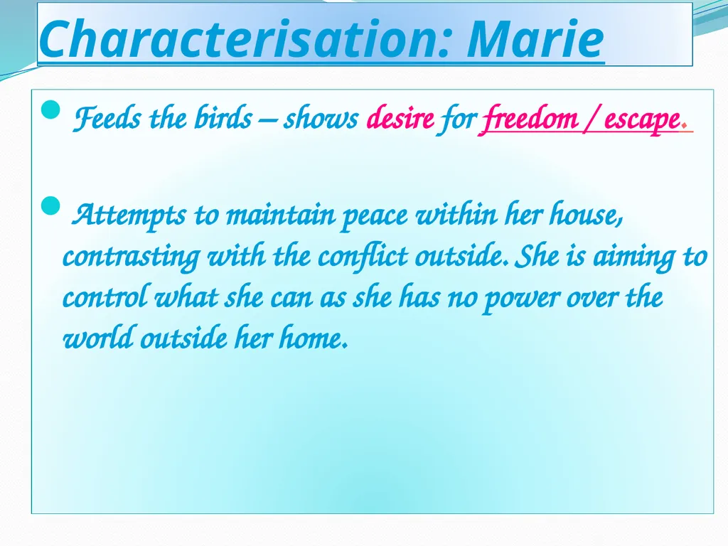 Rona Munro Learning Outcomes Read the play Bold - slide 31 of 63