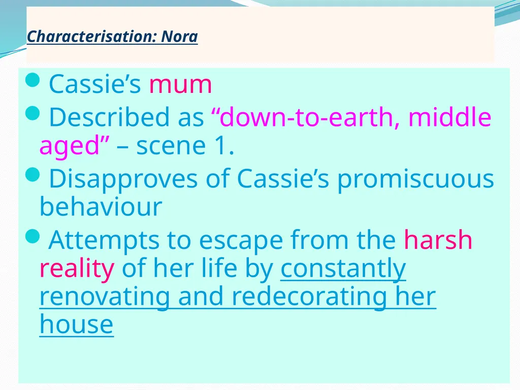 Rona Munro Learning Outcomes Read the play Bold - slide 41 of 63