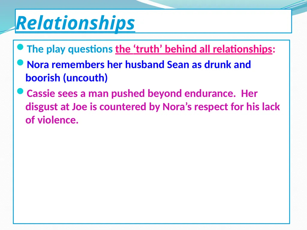 Rona Munro Learning Outcomes Read the play Bold - slide 62 of 63