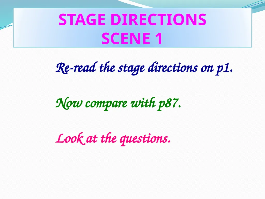 Rona Munro Learning Outcomes Read the play Bold - slide 7 of 63
