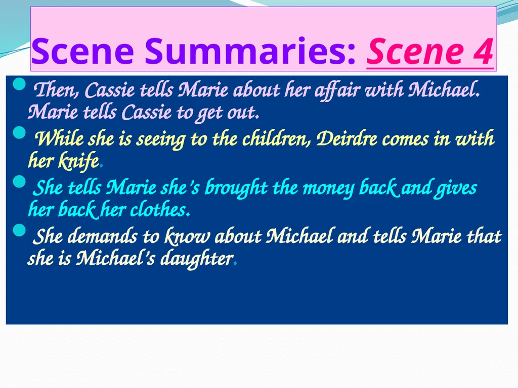 Rona Munro Learning Outcomes Read the play Bold - slide 23 of 63