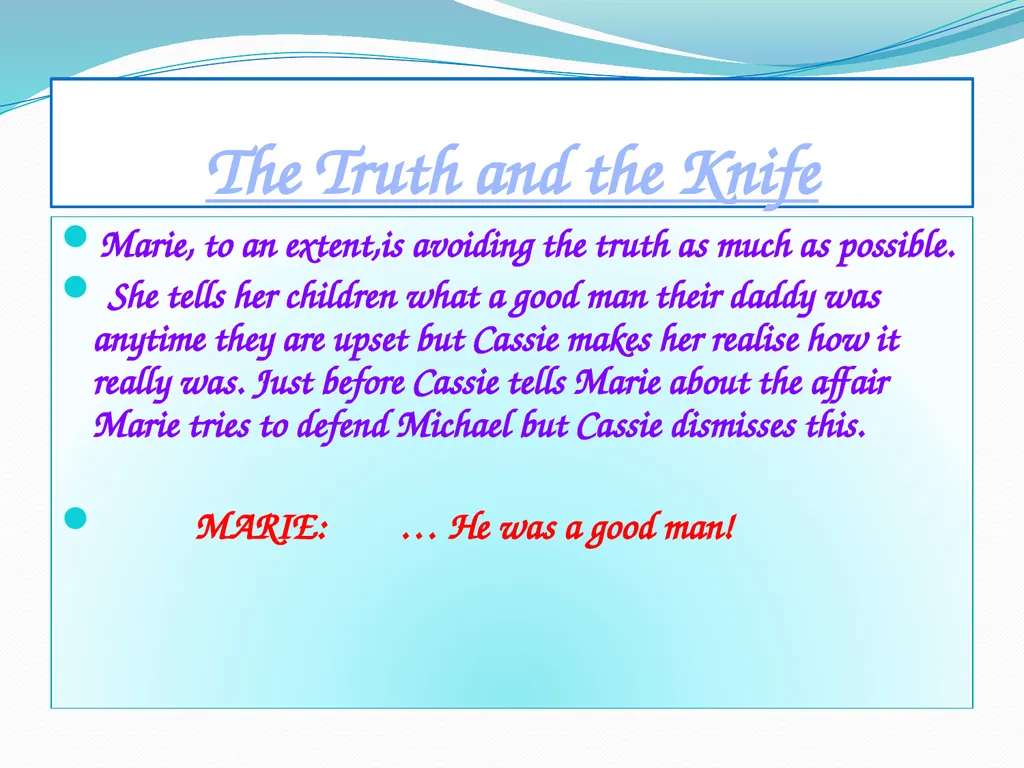 Rona Munro Learning Outcomes Read the play Bold - slide 54 of 63
