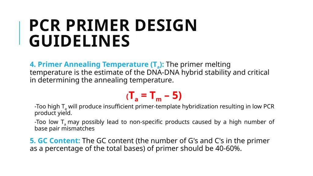 Polymerase Chain Reaction molecular photocopying! - slide 21 of 23