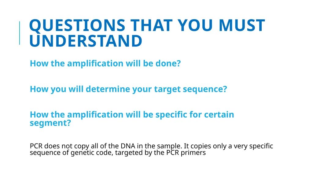 Polymerase Chain Reaction molecular photocopying! - slide 5 of 23