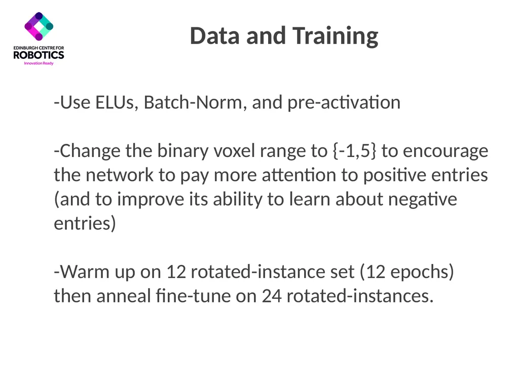 Generative and Discriminative Voxel Modeling - slide 20 of 25
