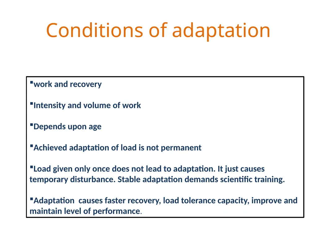 LOAD RECOVERY & ADAPTATION – A SCIENTIFIC APPROACH - slide 22 of 24