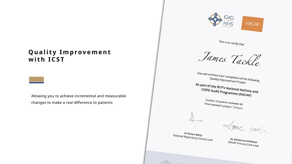 QI Project Providing High-Value Care – Referral to - slide 2 of 6