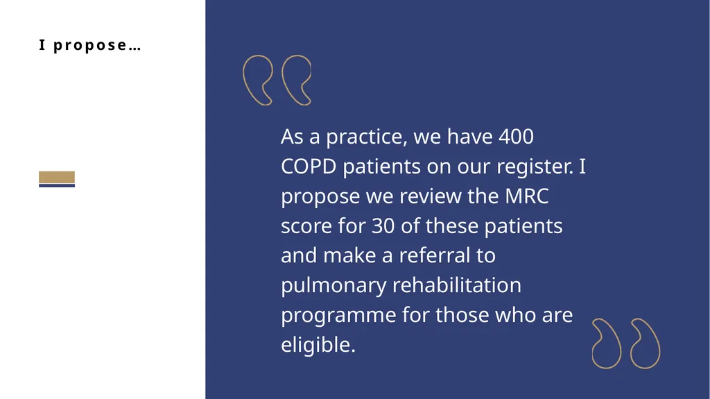 QI Project Providing High-Value Care – Referral to - slide 5 of 6