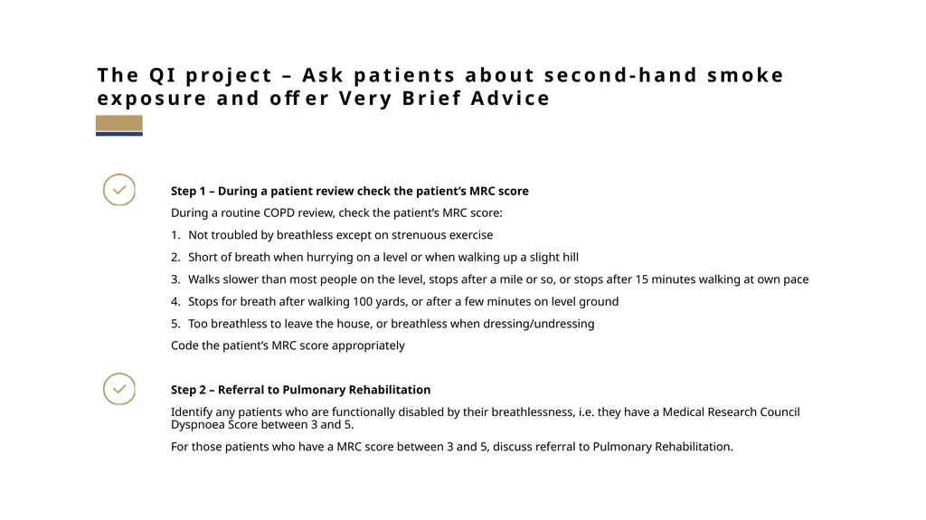 QI Project Providing High-Value Care – Referral to - slide 4 of 6