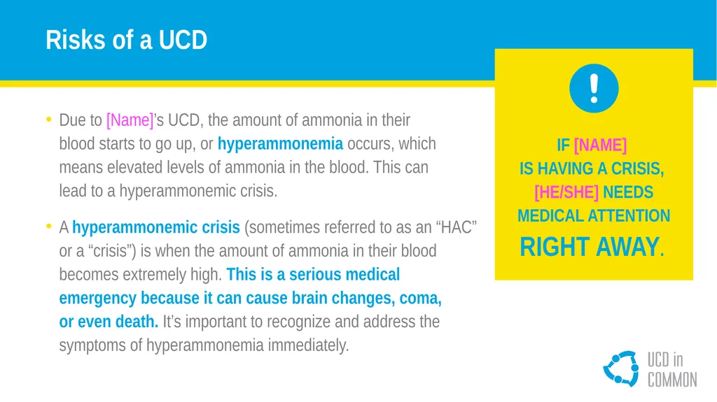[Name] and [his/her] UCD How to use this - slide 7 of 18