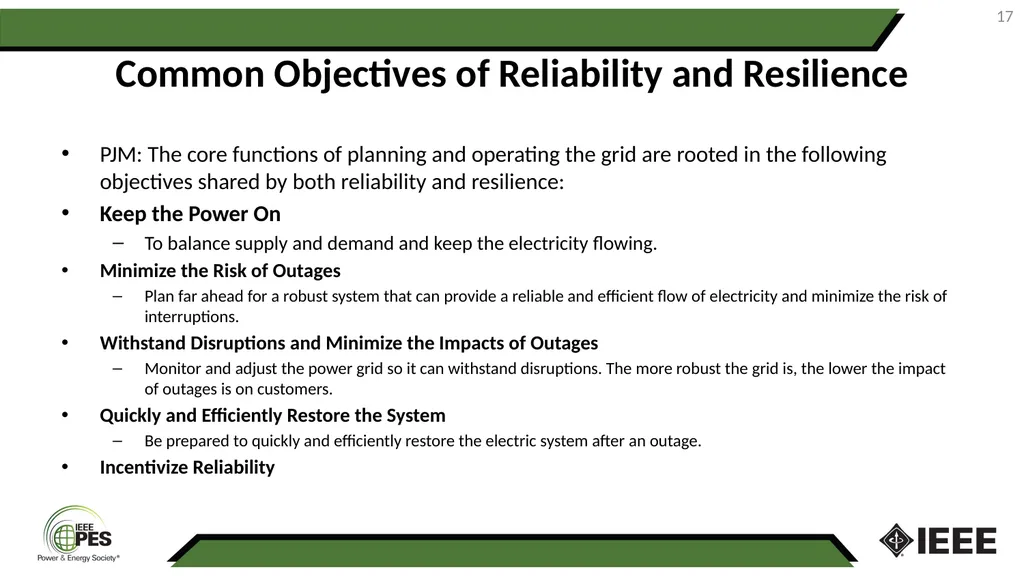 1 Reliability and Resilience Exploring the - slide 17 of 19