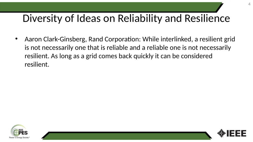 1 Reliability and Resilience Exploring the - slide 4 of 19
