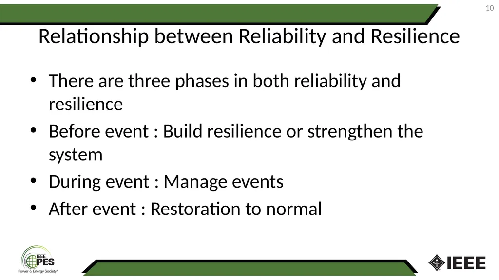 1 Reliability and Resilience Exploring the - slide 10 of 19