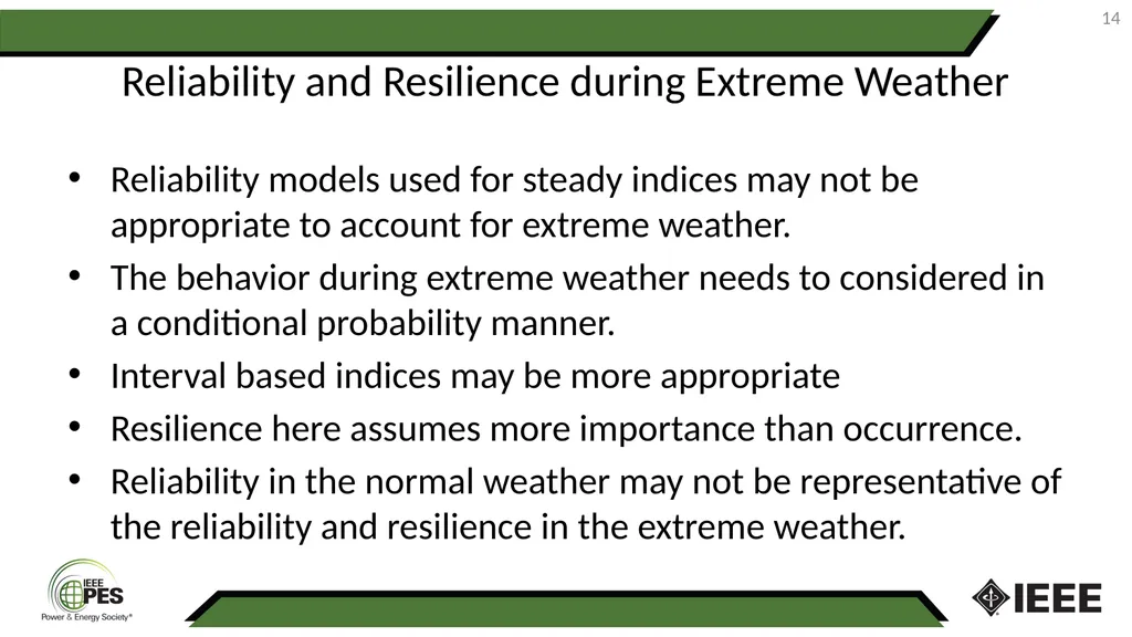 1 Reliability and Resilience Exploring the - slide 14 of 19