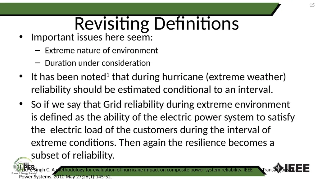 1 Reliability and Resilience Exploring the - slide 15 of 19