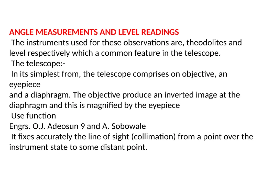 OTHER EQUIPMENT Ranging Rods – Poles of circular - slide 2 of 2