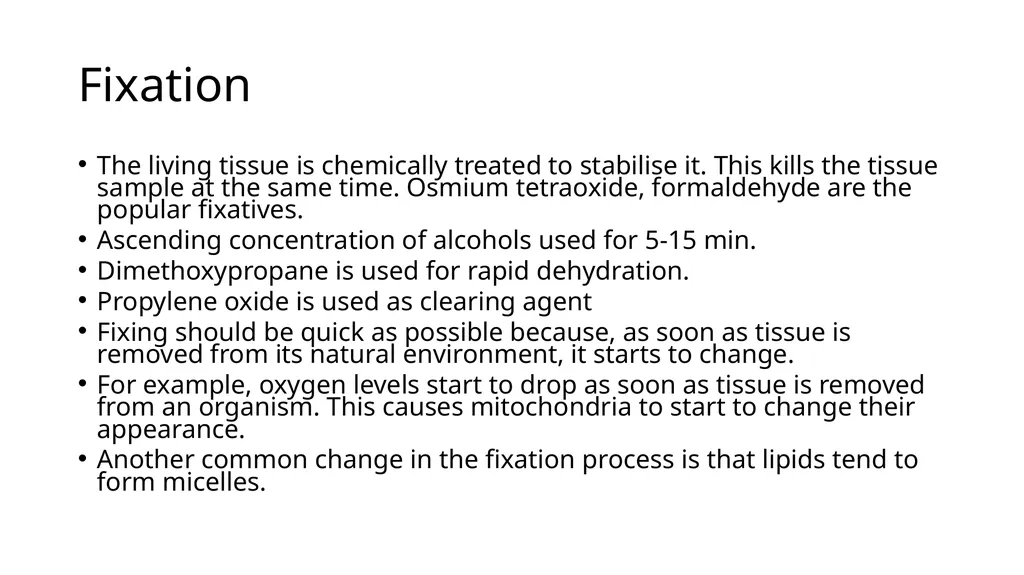 Specimen preparation in EM There are two reasons - slide 4 of 10