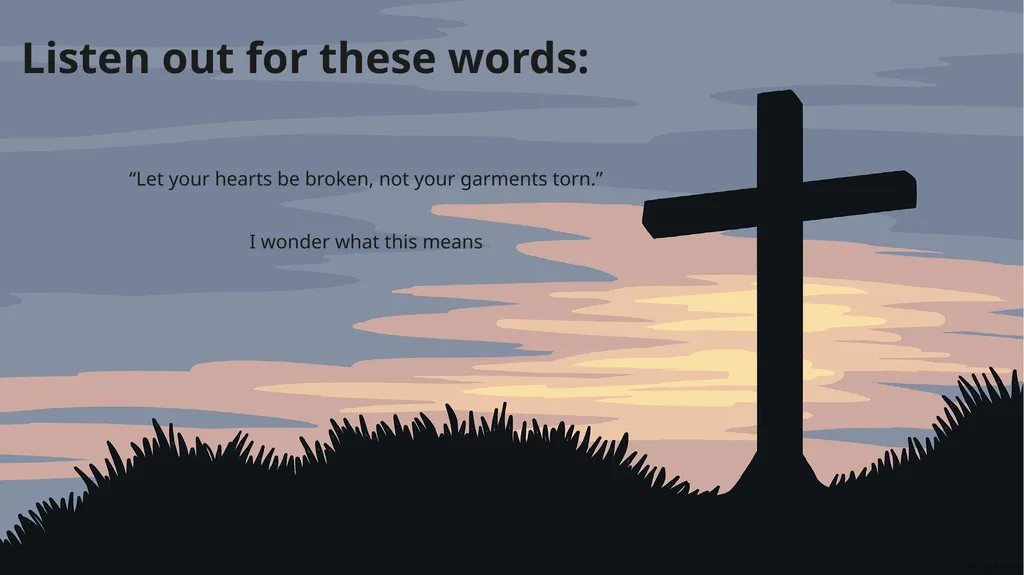 We begin our worship with a reminder that Jesus - slide 5 of 11