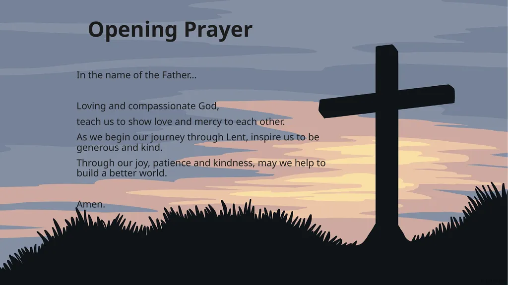 We begin our worship with a reminder that Jesus - slide 3 of 11