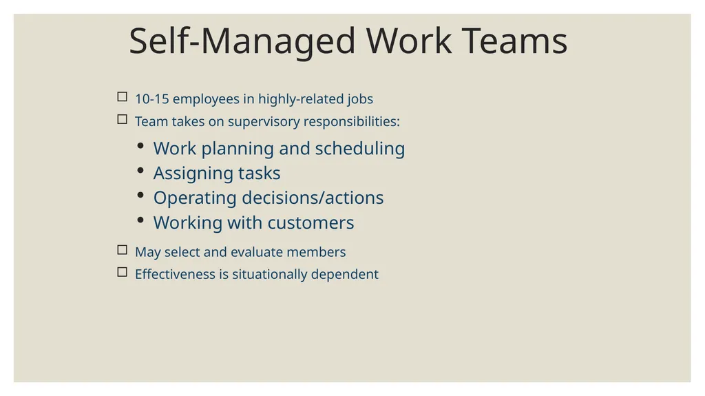 FOUNDATION OF GROUP BEHAVIOR AND Understanding - slide 28 of 31