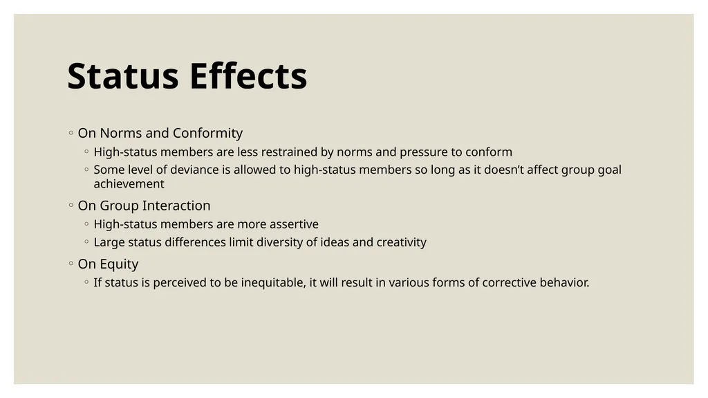 FOUNDATION OF GROUP BEHAVIOR AND Understanding - slide 17 of 31