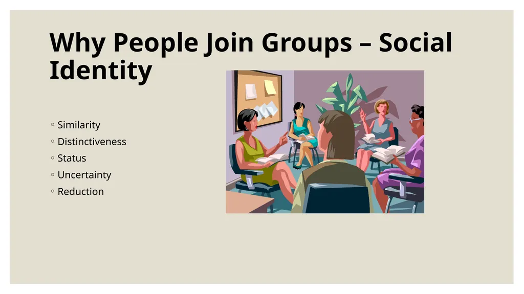 FOUNDATION OF GROUP BEHAVIOR AND Understanding - slide 4 of 31