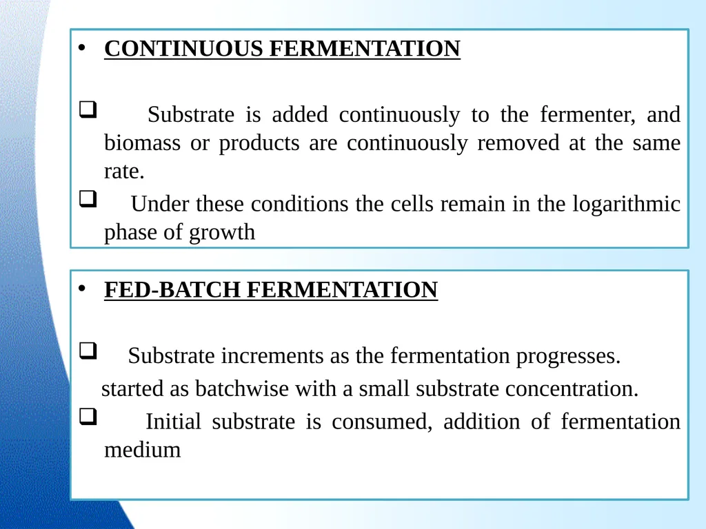 Industrial microbiology FERMENTATION TECHNOLOGY - slide 12 of 22