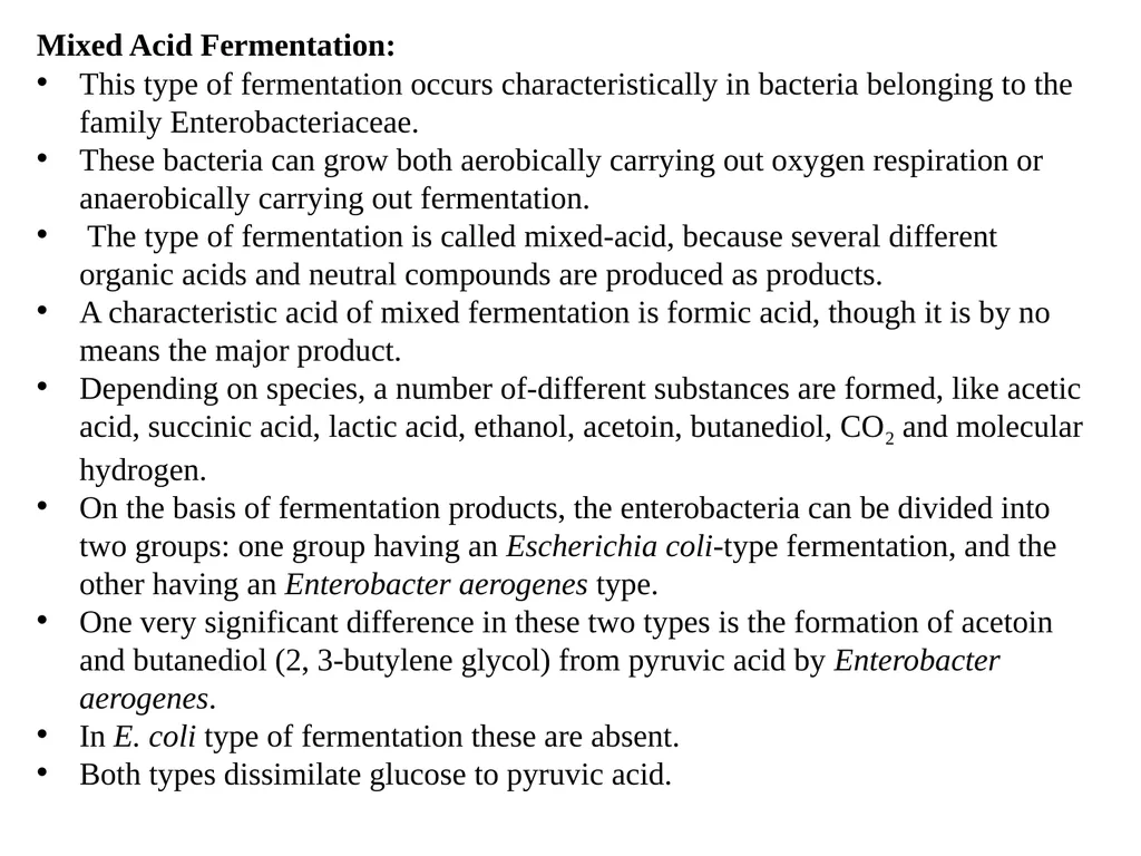 TYPES OF FERMENTATIONS Alcoholic Fermentation: - slide 18 of 23