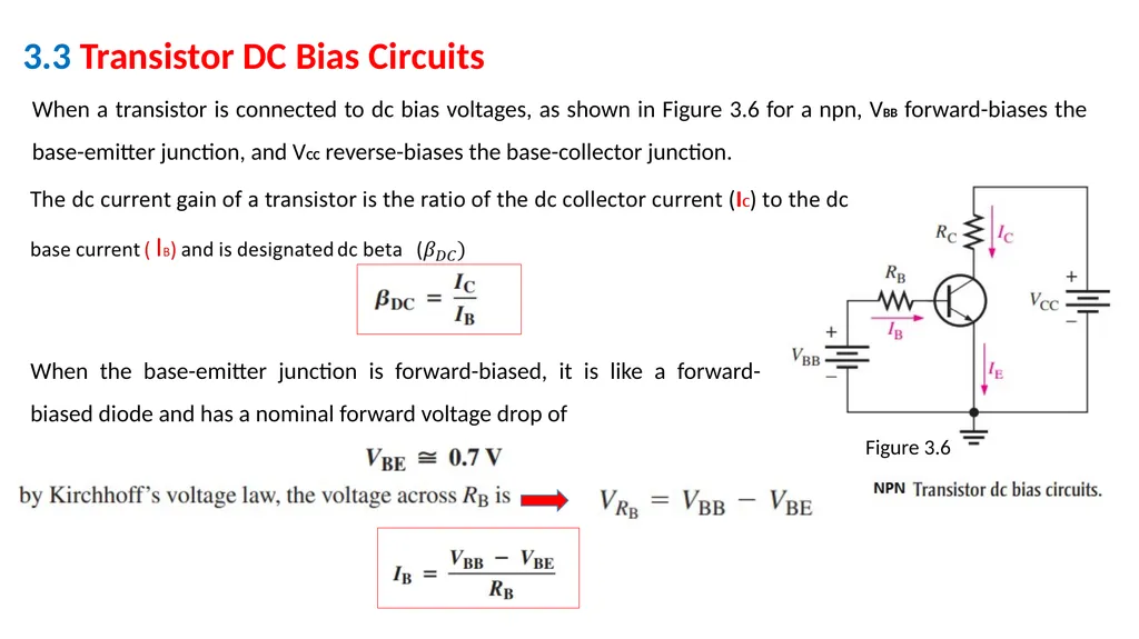 Bipolar Junction Transistors(BJT) Chapter#3 The - slide 7 of 16