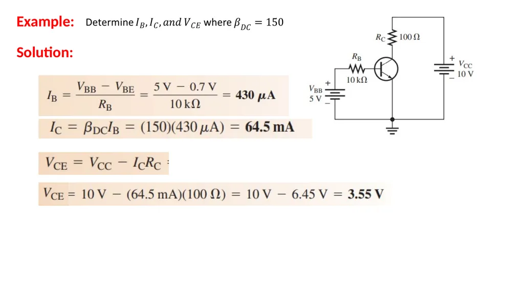 Bipolar Junction Transistors(BJT) Chapter#3 The - slide 9 of 16