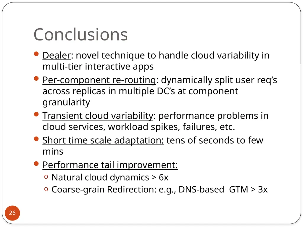 Mohammad Hajjat Purdue University Joint work with: - slide 26 of 27