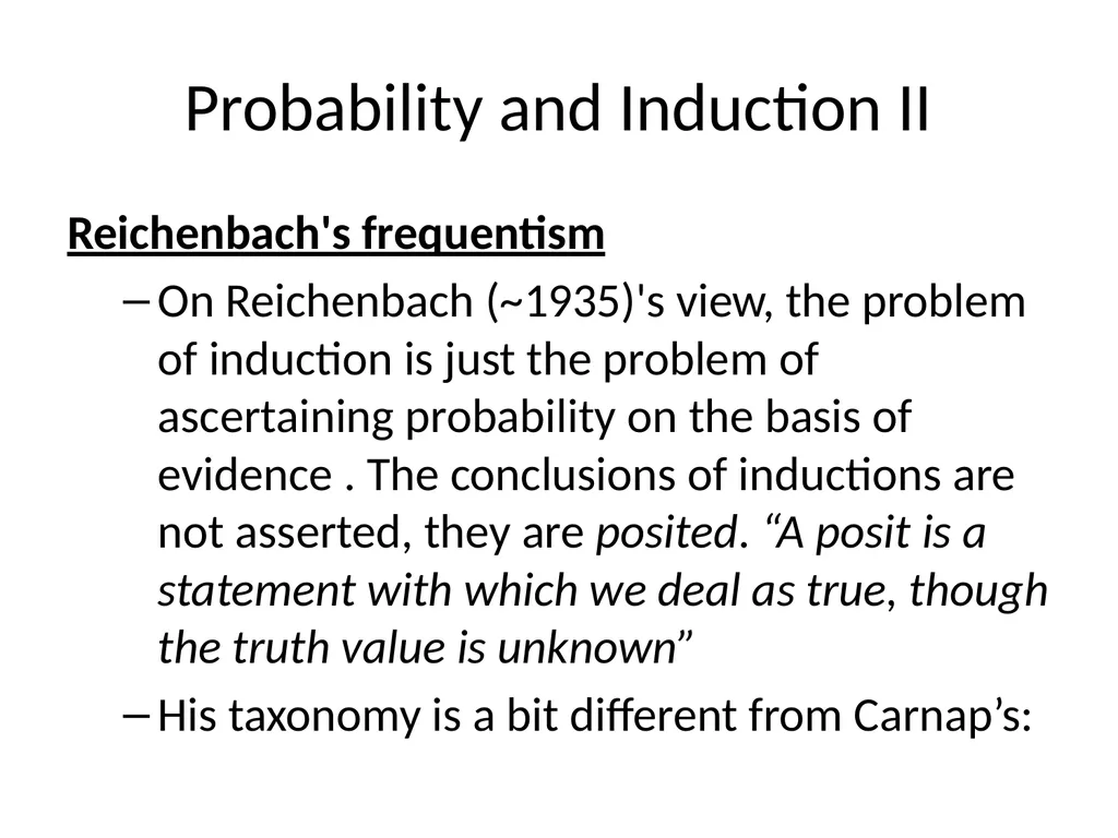 Philosophical Roots of Machine Learning Induction - slide 12 of 16