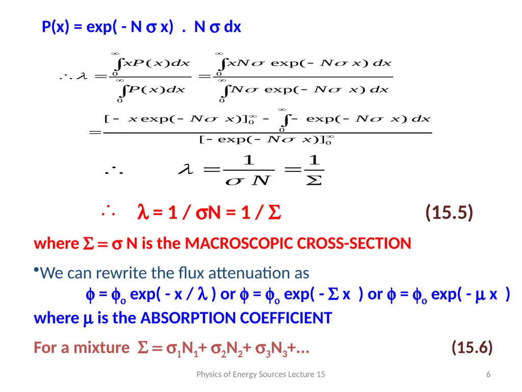 NUCLEAR REACTION RATES AND CROSS SECTIONS The - slide 6 of 13