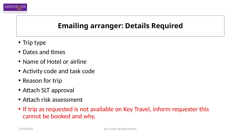 Guide to Creating and sharing Quotes in Key Travel - slide 9 of 9