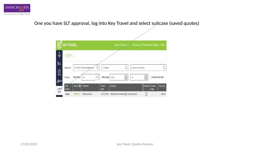 Guide to Creating and sharing Quotes in Key Travel - slide 6 of 9