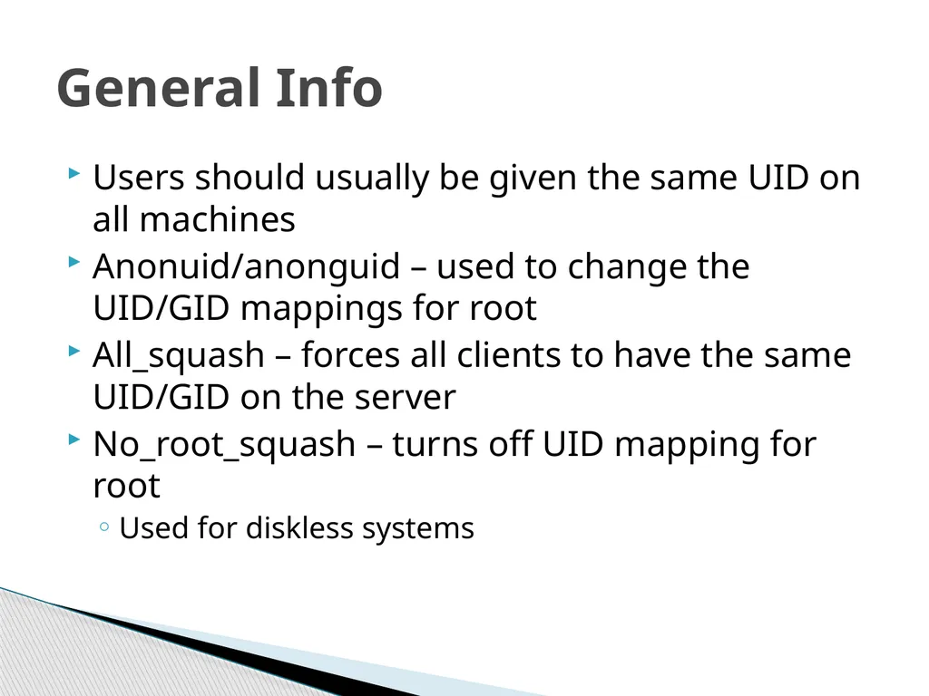Network File System Joshua Caltagirone-Holzli - slide 12 of 23