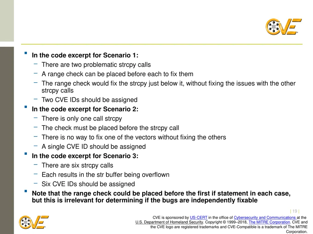 CVE Team CNA Rules 2.0: Counting Rules Overview - slide 19 of 48