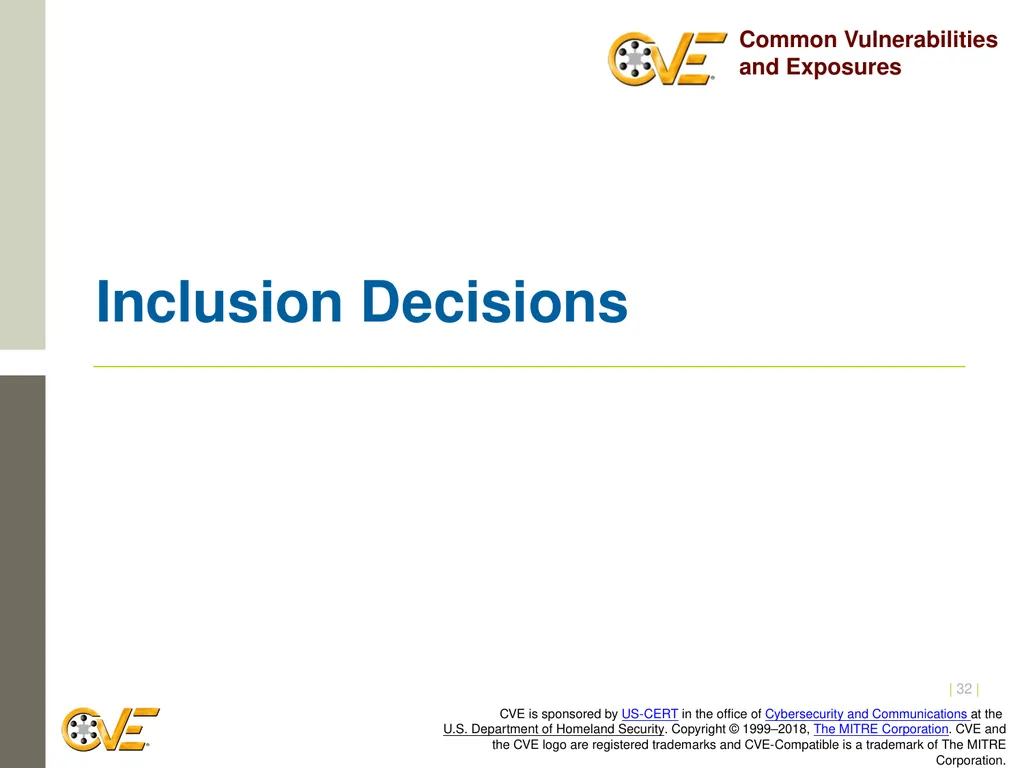 CVE Team CNA Rules 2.0: Counting Rules Overview - slide 32 of 48