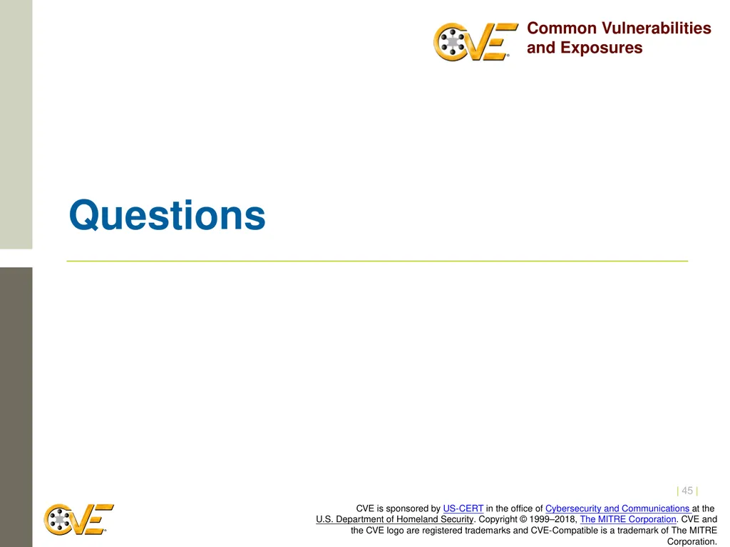 CVE Team CNA Rules 2.0: Counting Rules Overview - slide 45 of 48