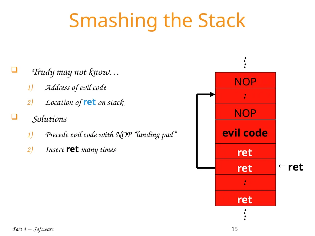 Part 4  Software 1 Part IV: Software Part 4 - slide 15 of 43