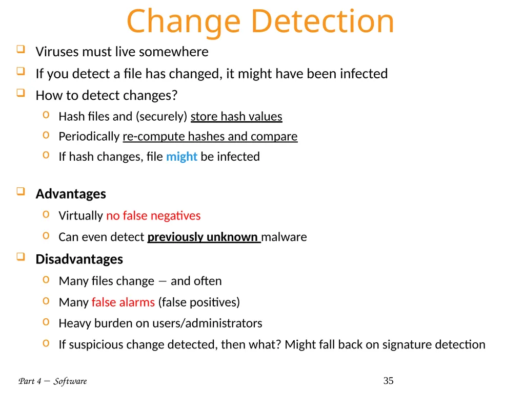 Part 4  Software 1 Part IV: Software Part 4 - slide 35 of 43