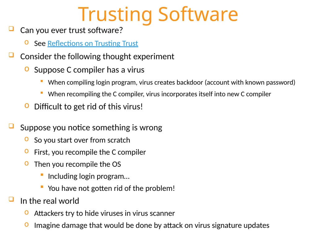 Part 4  Software 1 Part IV: Software Part 4 - slide 43 of 43