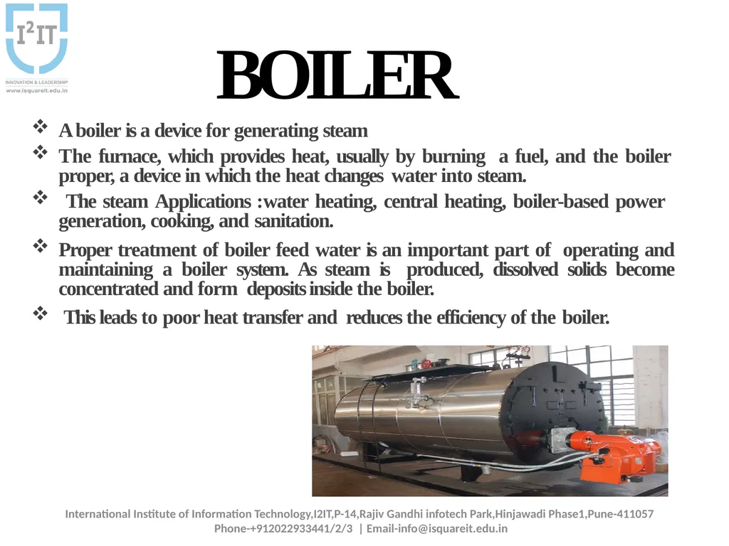 Water treatment: Boiler Problems Dr.Smita - slide 3 of 12