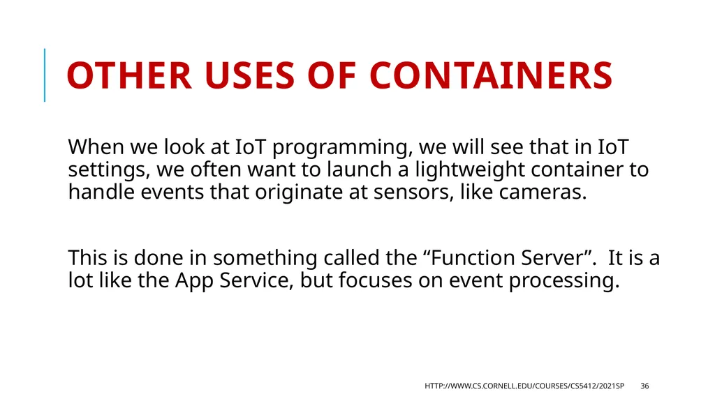 CS 5412/Lecture 3: More Cloud Architecture Details - slide 36 of 37