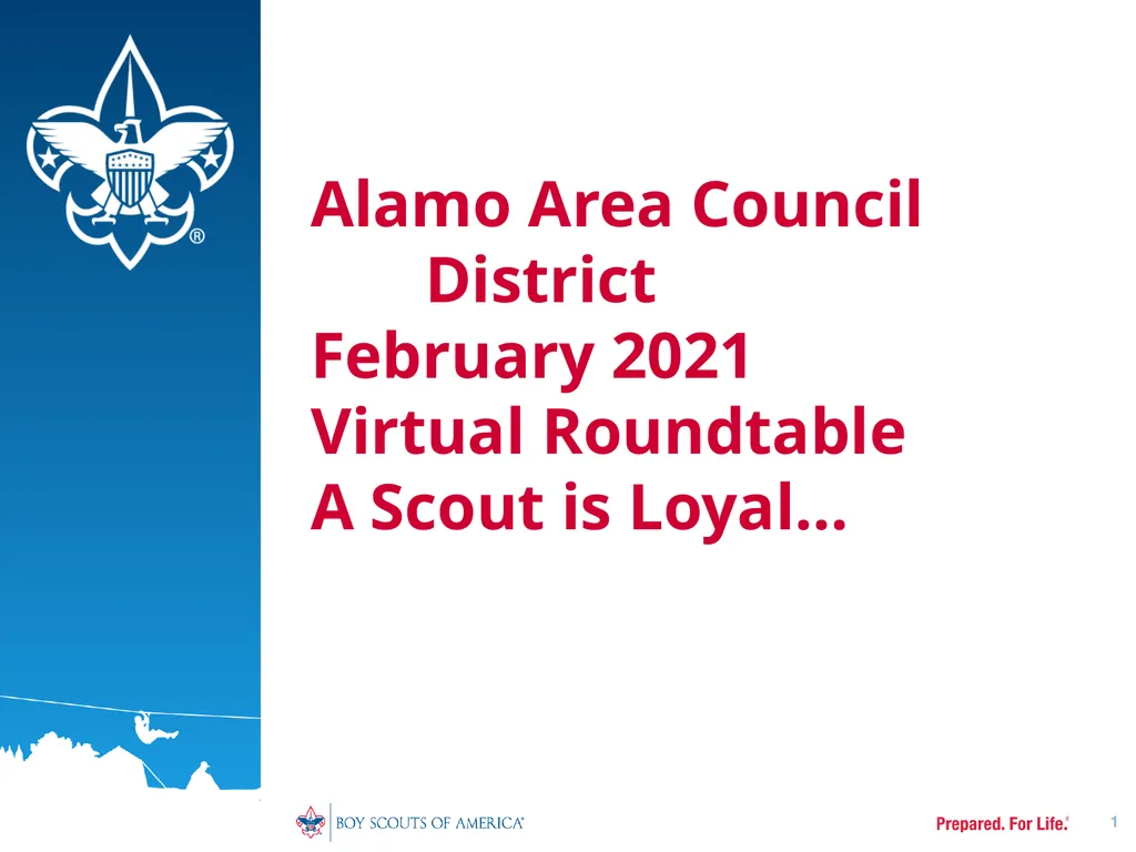 1 Alamo Area Council District February 2021 - slide 1 of 23