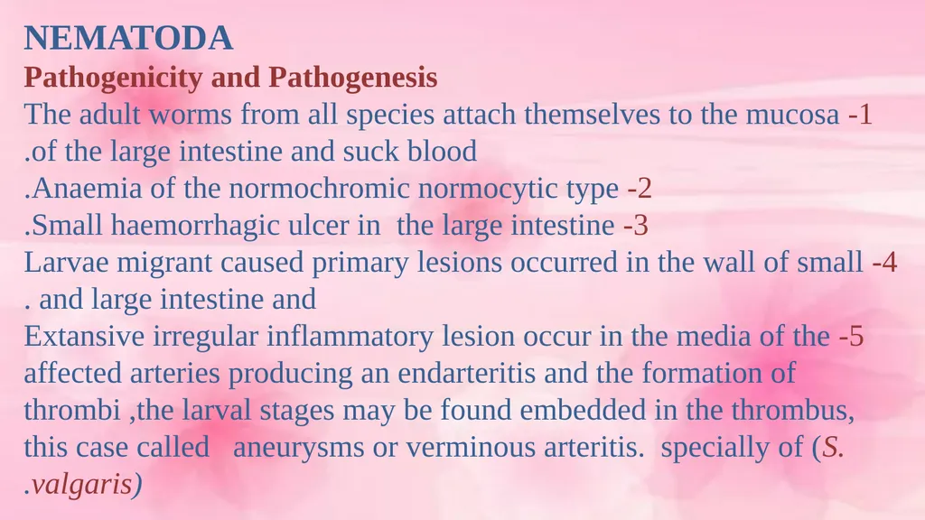 VETERINARY PARASITOLOGY THIRD YEAR STAGE 2018-2019 - slide 19 of 23
