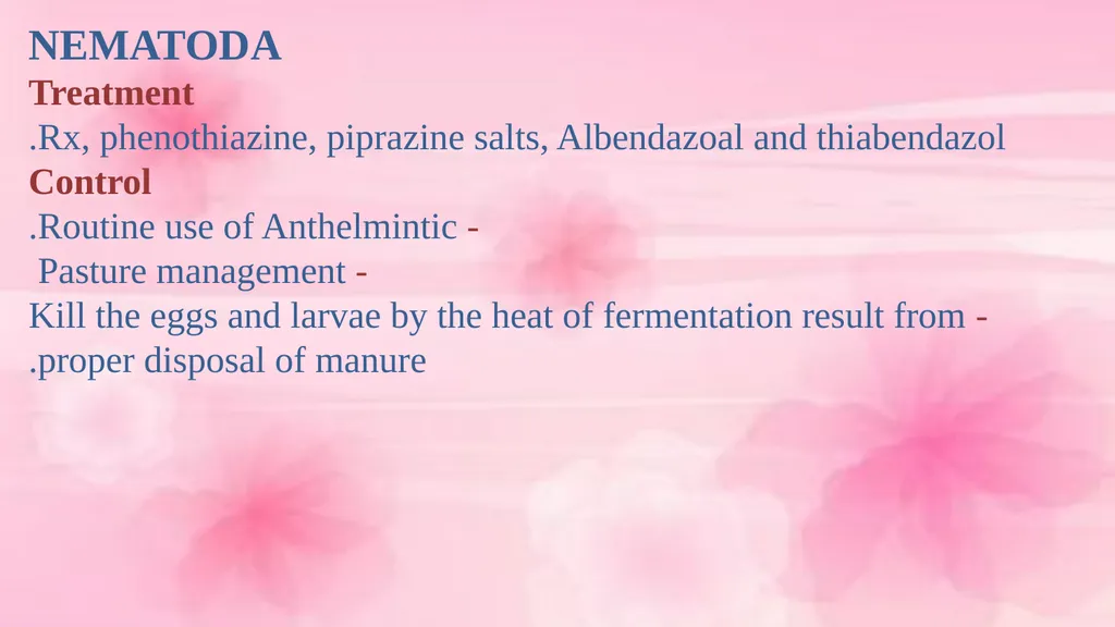 VETERINARY PARASITOLOGY THIRD YEAR STAGE 2018-2019 - slide 22 of 23