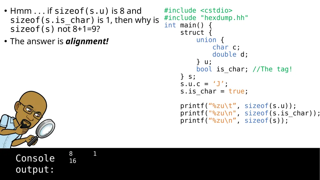 Types and Memory, Part II CS 61: Lecture 3 - slide 13 of 22