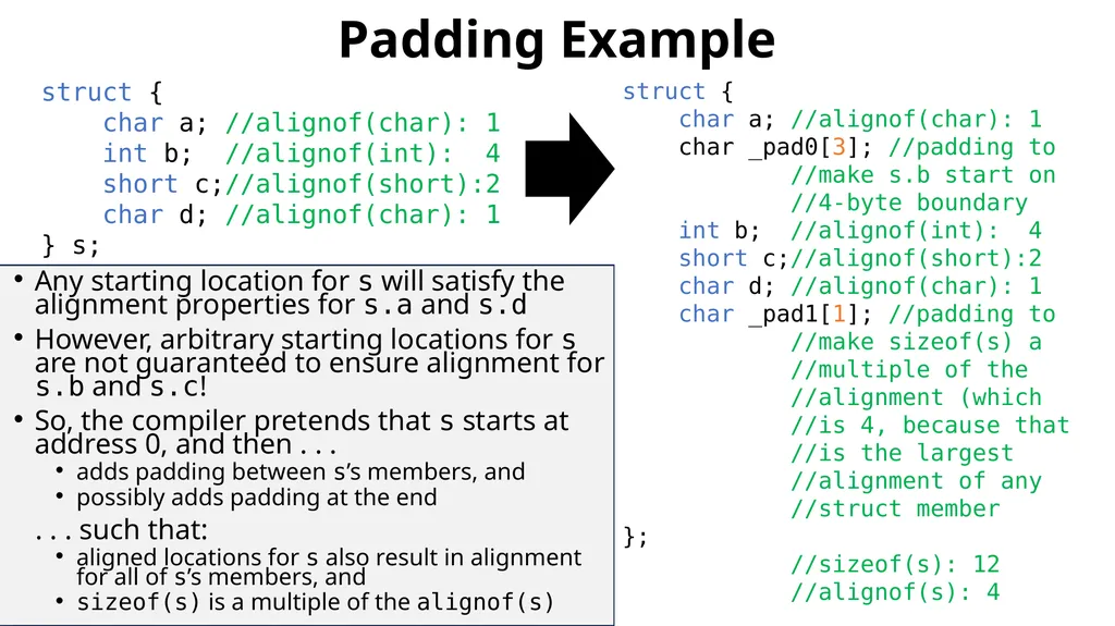 Types and Memory, Part II CS 61: Lecture 3 - slide 19 of 22