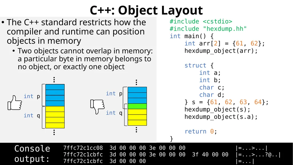 Types and Memory, Part II CS 61: Lecture 3 - slide 9 of 22